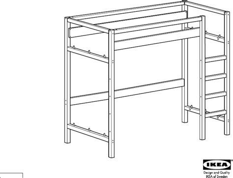 Download IKEA TOVIK LOFT/ BUNK BED FRAME Assembly ...