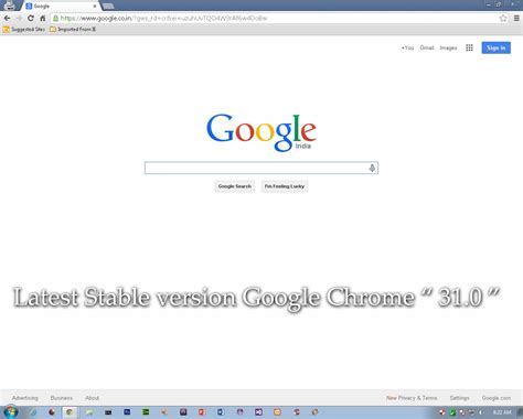 Download latest Google Chrome version   31.0.1650.63 ...
