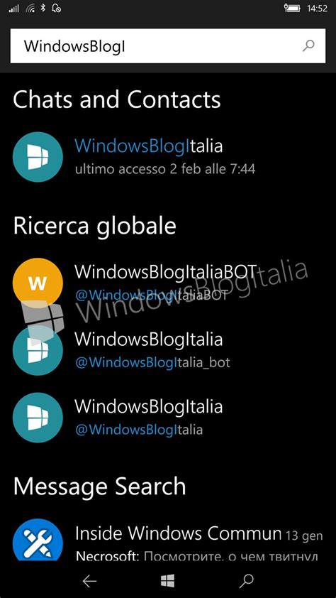 Download nuova versione di Telegram per Windows 10 Mobile