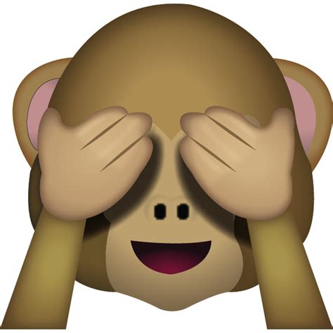 Download See No Evil Monkey Emoji | Emoji Island