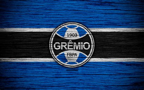 Download wallpapers Gremio, 4k, Brazilian Seria A, logo ...