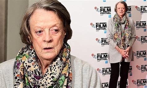 Downton Abbey s Maggie Smith at photocall for new movie ...