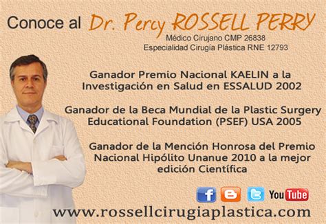 Dr. Percy Rossell Perry: Conoce a DR. PERCY ROSSELL PERRY