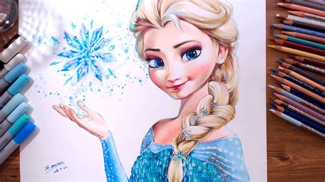 Drawing Elsa  Frozen  | drawholic   YouTube