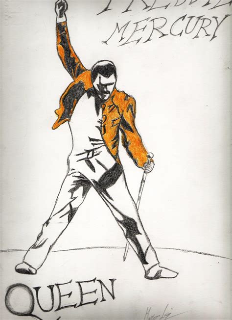 Drawing Freddie Mercury   Queen   YouTube