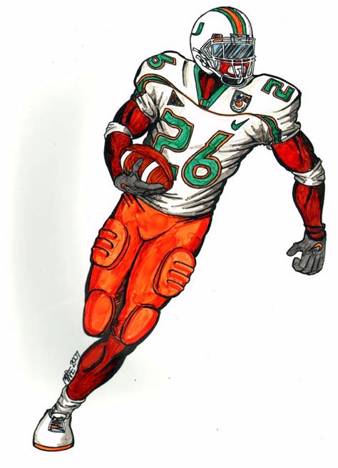 Drawings Of Football Players   Cliparts.co