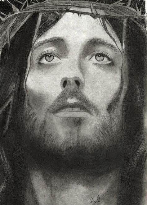 Drawings of Jesus Christ Face | jesus christ drawing by ...