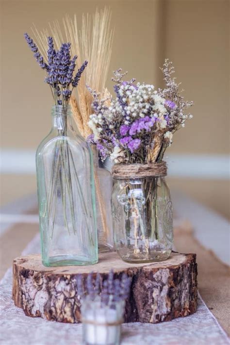 Dried Lavender Centerpieces | Rustic Country Decor ...