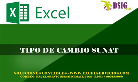 DsigExpress Tipo de Cambio Sunat – Excel Servicios