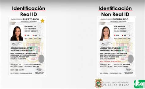 DTOP muestra las nuevas identificaciones  Real ID ...