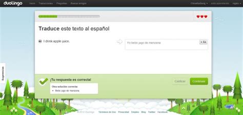 Duolingo: aprende inglés gratis mientras traduces la Internet