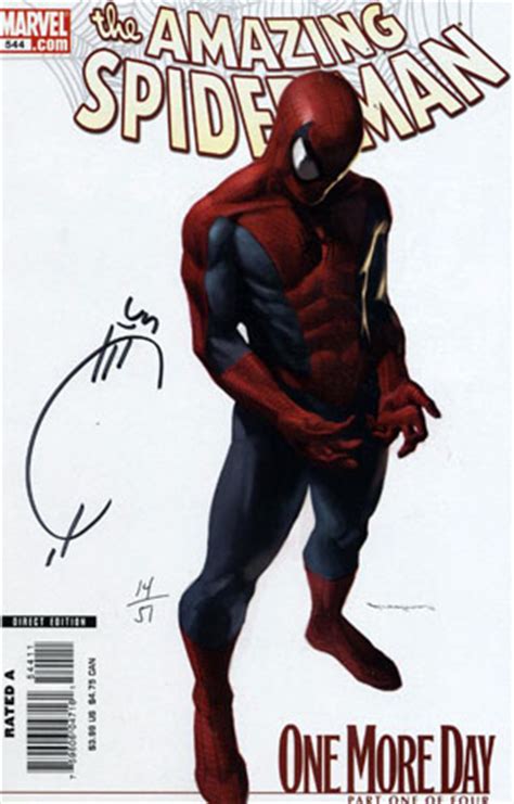 DYNAMIC FORCES®   AMAZING SPIDER MAN #544   SIGNED BY ...