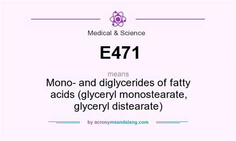 E471 Mono and diglycerides of fatty acids glyceryl ...