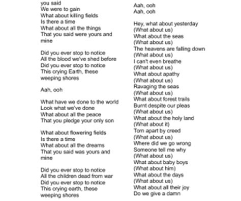 Earth Song Michael Jackson Lyrics | www.pixshark.com ...