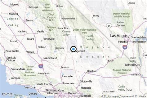 Earthquake: 3.2 quake strikes near Ridgecrest, Calif.   LA ...
