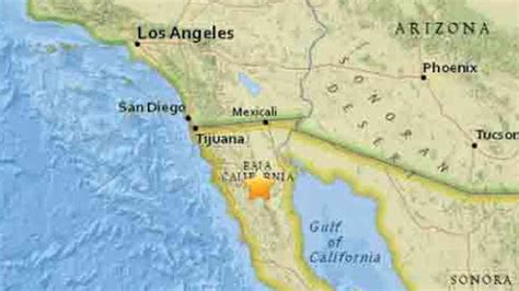 Earthquake Mexico Map