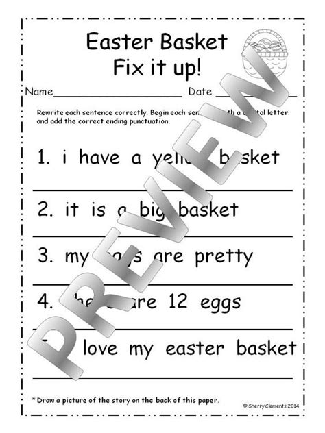 Easter Fix It Up Sentences | Student, The o jays and The ...