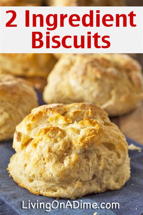 Easy 2 Ingredient Homemade Biscuits Recipe