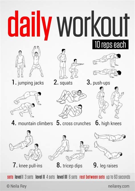 Easy Daily Workout. This would be great to do during the ...