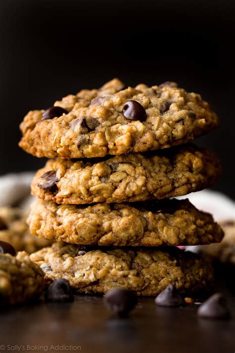 easy healthy oatmeal chocolate chip cookie recipe