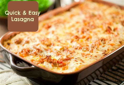 easy lasagna