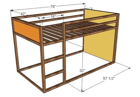 Easy Loft Bed Plans Free WoodWorking Projects & Plans