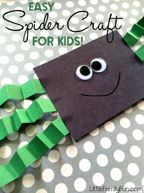 Easy Spider Craft for Kids!