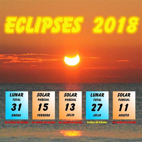 Eclipses en 2018   Startrails turismo astronómico