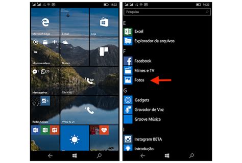 ECM Informática: Windows 10 Mobile: como postar as fotos ...