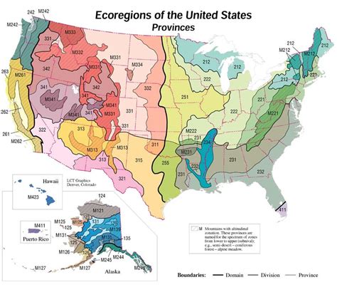 Ecoregions of the United States   Ecoregions   RMRS   US ...
