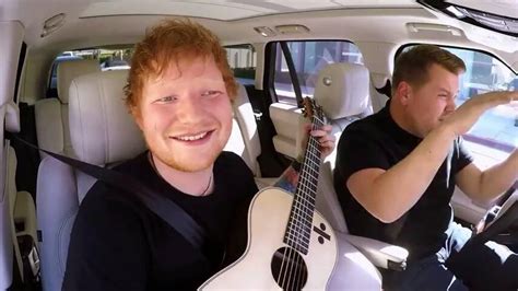 Ed Sheeran has appeared on Carpool Karaoke with James ...