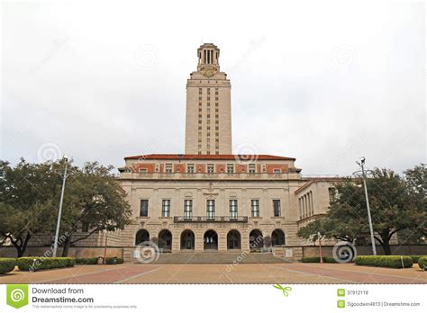 Edificio Principal En La Universidad De Texas En El Campus ...