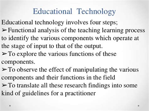 Education Technology: Meaning and Definition