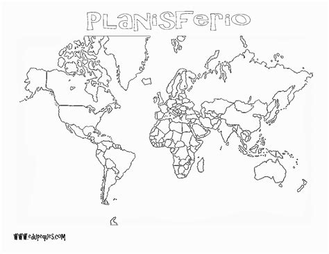 Edupeques: Mapa Mundo o Planisferios