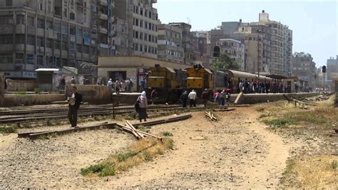 Egypt Railways   Egypt Trains   Trains in Alexandria   YouTube