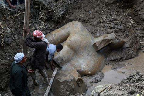 Egyptian Pharaoh Ramses II Statue Found in Cairo Slum