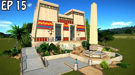 Egyptian Temple Station | Planet Coaster Build | Inverted ...