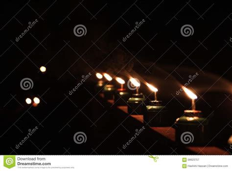 Eid Mubarak Lighting Foto de Stock Imagem: 56623757