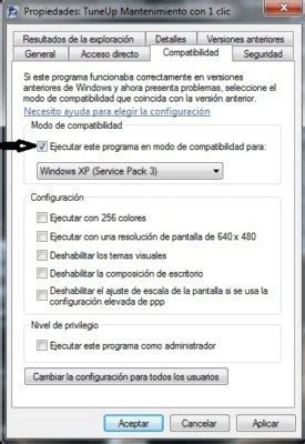 Ejecutar programa no compatible con Windows Vista