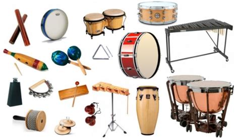 Ejemplos de instrumentos de percusión