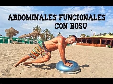 Ejercicios ABDOMINALES con BOSU   YouTube