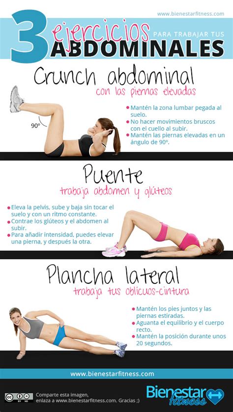 ejercicios abdominales infografia | Cuerpo Diez ...