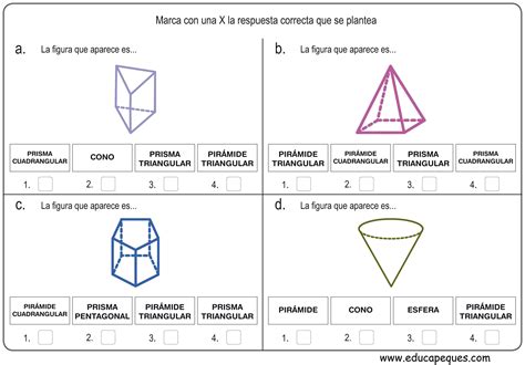 Ejercicios de figuras geométricas para primaria ...