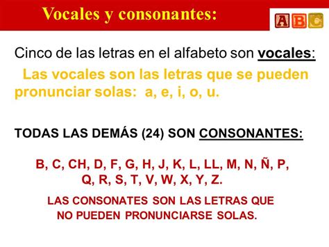 El Alfabeto español  Abecedario    ppt video online descargar