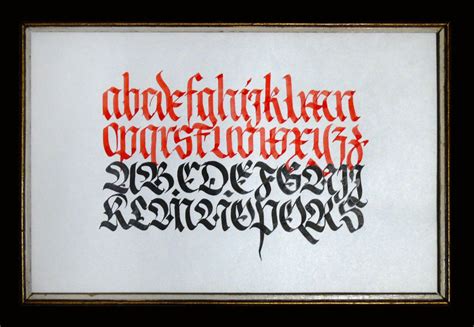 El alfabeto gótico Fraktur: características, origen y ...