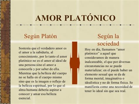El Amor para Platón