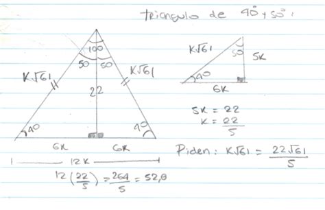 El angulo es l base de un triangulo isosceles es 40 grados ...