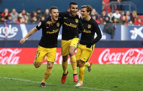 El Atlético de Madrid derrota a Osasuna en dos minutos ...