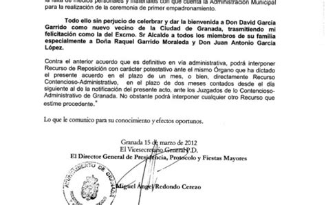 El Ayuntamiento de Granada  PP  se niega a realizar actos ...