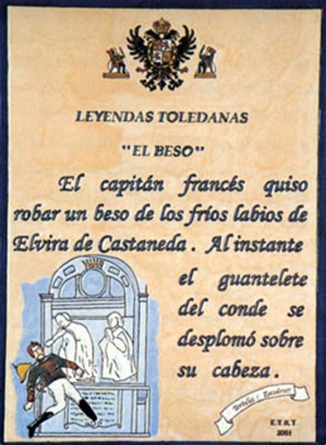 El Beso, Gustavo Adolfo Bécquer   Leyendas de Toledo